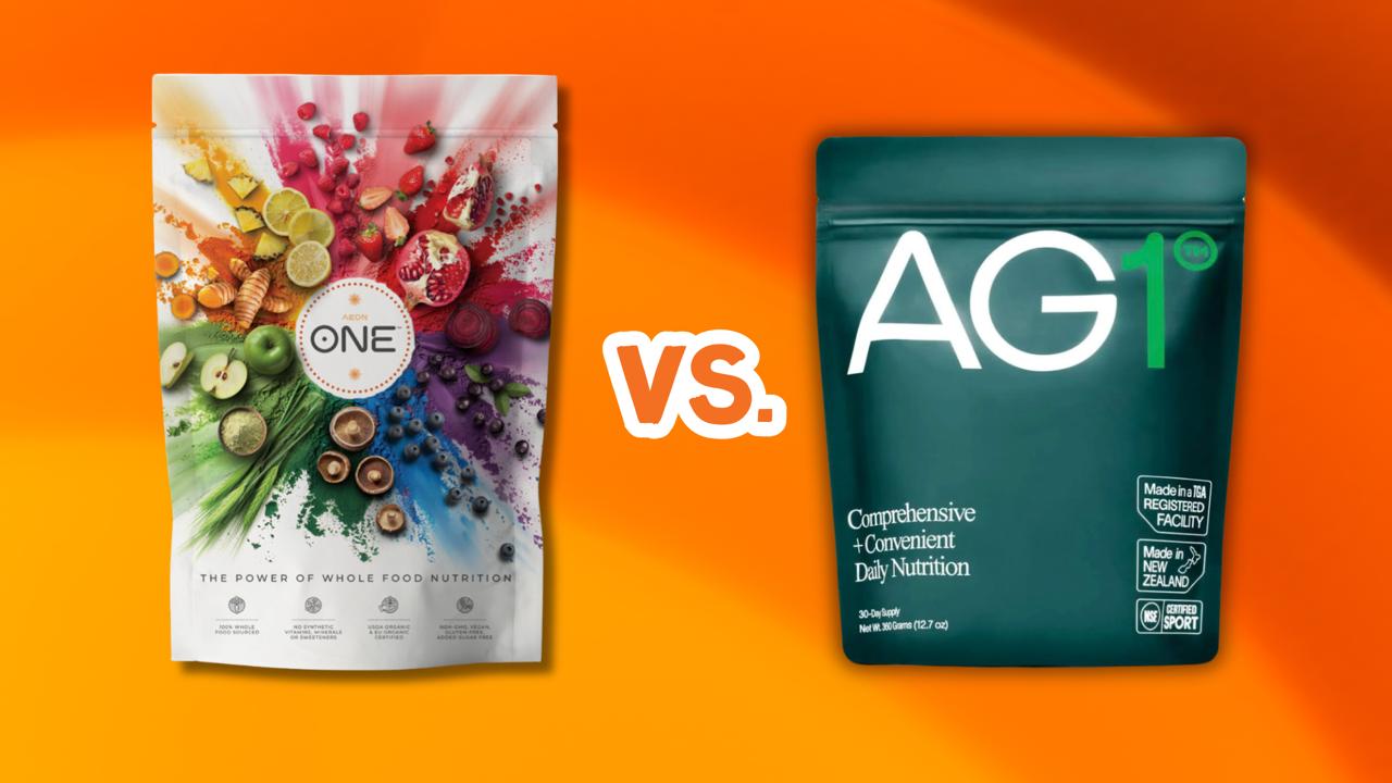 AEON ONE vs. AG1: A Balanced Comparison of Two Leading Nutritional Powders